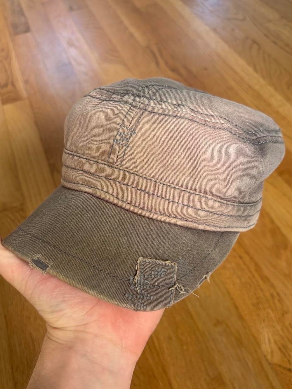 Washed Brown Women's Cadet Cap - Unbranded
